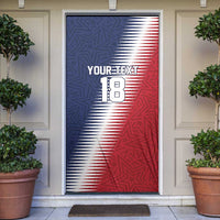 Custom USA Soccer Spirit Door Cover Abstract Stars Style - Wonder Print Shop