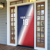 Custom USA Soccer Spirit Door Cover Abstract Stars Style - Wonder Print Shop