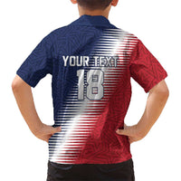 Custom USA Soccer Spirit Family Matching Long Sleeve Bodycon Dress and Hawaiian Shirt Abstract Stars Style - Wonder Print Shop