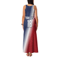 Custom USA Soccer Spirit Family Matching Tank Maxi Dress and Hawaiian Shirt Abstract Stars Style - Wonder Print Shop