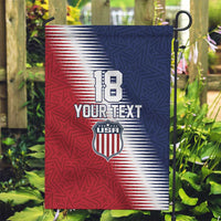 Custom USA Soccer Spirit Garden Flag Abstract Stars Style - Wonder Print Shop