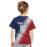 Custom USA Soccer Spirit Kid T Shirt Abstract Stars Style - Wonder Print Shop