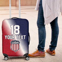 Custom USA Soccer Spirit Luggage Cover Abstract Stars Style - Wonder Print Shop