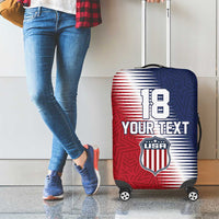 Custom USA Soccer Spirit Luggage Cover Abstract Stars Style - Wonder Print Shop