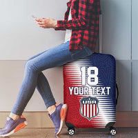 Custom USA Soccer Spirit Luggage Cover Abstract Stars Style - Wonder Print Shop