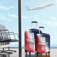 Custom USA Soccer Spirit Luggage Cover Abstract Stars Style - Wonder Print Shop