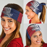 Custom USA Soccer Spirit Neck Gaiter Abstract Stars Style - Wonder Print Shop