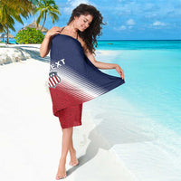 Custom USA Soccer Spirit Sarong Abstract Stars Style - Wonder Print Shop
