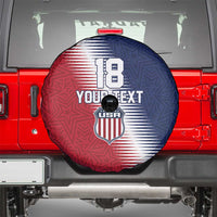 Custom USA Soccer Spirit Spare Tire Cover Abstract Stars Style - Wonder Print Shop