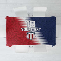 Custom USA Soccer Spirit Tablecloth Abstract Stars Style - Wonder Print Shop