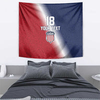 Custom USA Soccer Spirit Tapestry Abstract Stars Style - Wonder Print Shop