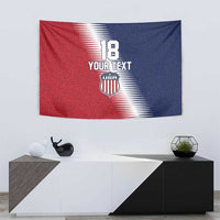 Custom USA Soccer Spirit Tapestry Abstract Stars Style - Wonder Print Shop