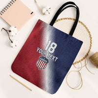 Custom USA Soccer Spirit Tote Bag Abstract Stars Style - Wonder Print Shop