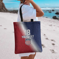 Custom USA Soccer Spirit Tote Bag Abstract Stars Style - Wonder Print Shop
