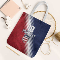 Custom USA Soccer Spirit Tote Bag Abstract Stars Style - Wonder Print Shop