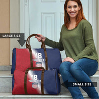 Custom USA Soccer Spirit Travel Bag Abstract Stars Style - Wonder Print Shop
