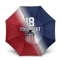 Custom USA Soccer Spirit Umbrella Abstract Stars Style - Wonder Print Shop