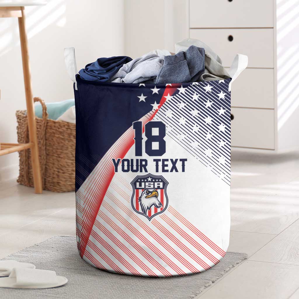 Custom USA Soccer Laundry Basket Play With Pride - Wonder Print Shop
