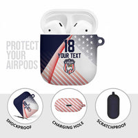 Custom USA Soccer AirPods Case Play With Pride - Wonder Print Shop