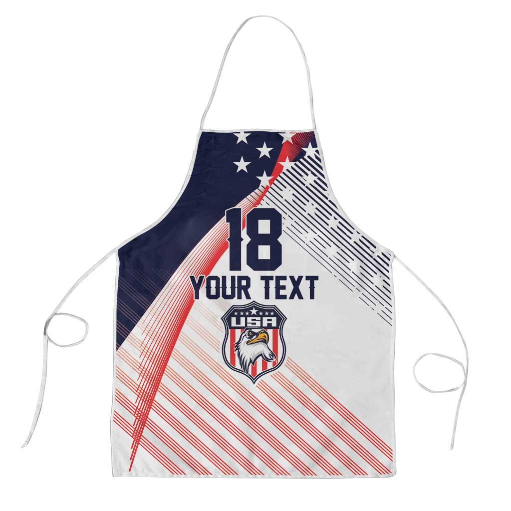 Custom USA Soccer Apron Play With Pride - Wonder Print Shop
