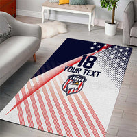 Custom USA Soccer Area Rug Play With Pride - Wonder Print Shop
