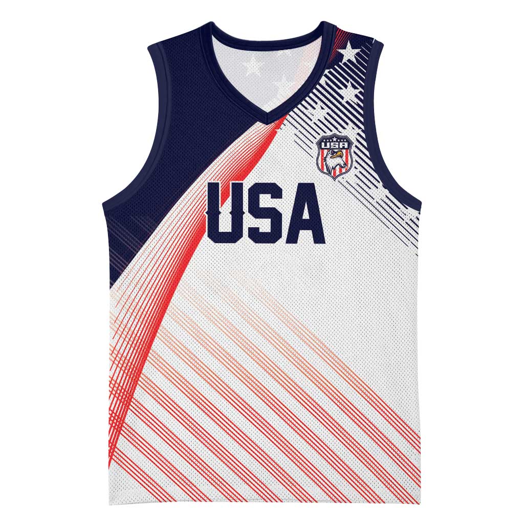 Custom USA Soccer Basketball Jersey Play With Pride - Wonder Print Shop