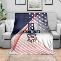 Custom USA Soccer Blanket Play With Pride - Wonder Print Shop