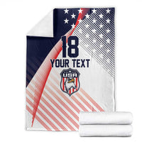 Custom USA Soccer Blanket Play With Pride - Wonder Print Shop