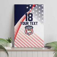 Custom USA Soccer Canvas Wall Art Play With Pride - Wonder Print Shop