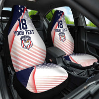 Custom USA Soccer Car Seat Cover Play With Pride - Wonder Print Shop