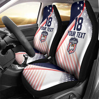 Custom USA Soccer Car Seat Cover Play With Pride - Wonder Print Shop