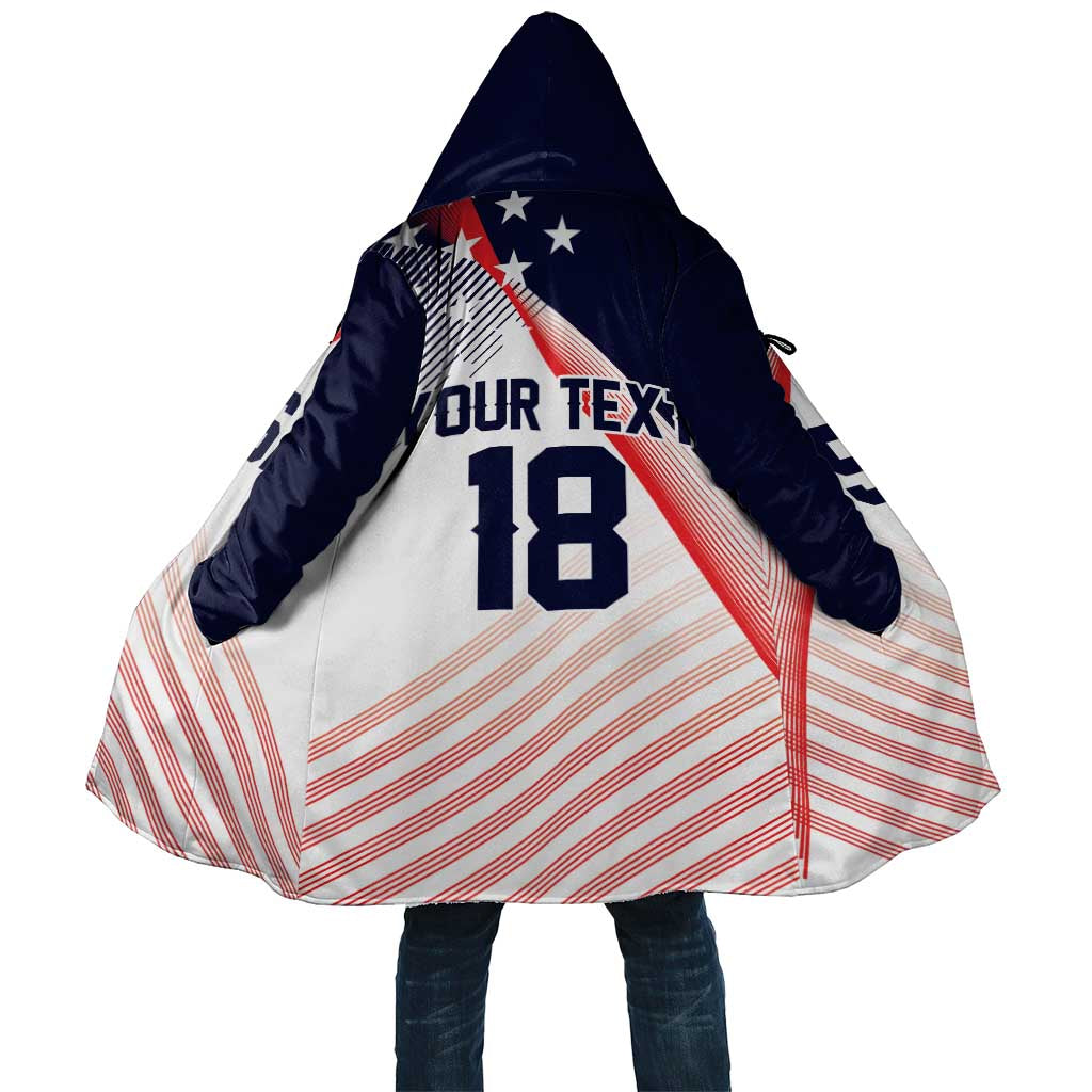 Custom USA Soccer Cloak Play With Pride - Wonder Print Shop