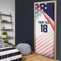 Custom USA Soccer Door Cover Play With Pride - Wonder Print Shop
