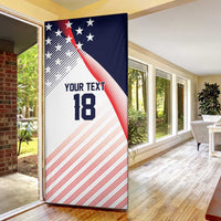 Custom USA Soccer Door Cover Play With Pride - Wonder Print Shop