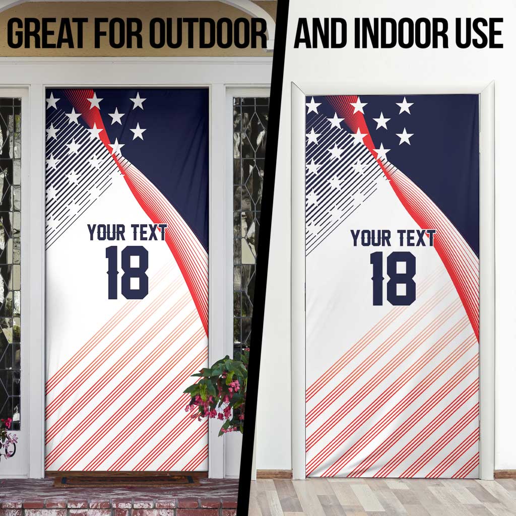 Custom USA Soccer Door Cover Play With Pride - Wonder Print Shop