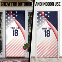 Custom USA Soccer Door Cover Play With Pride - Wonder Print Shop