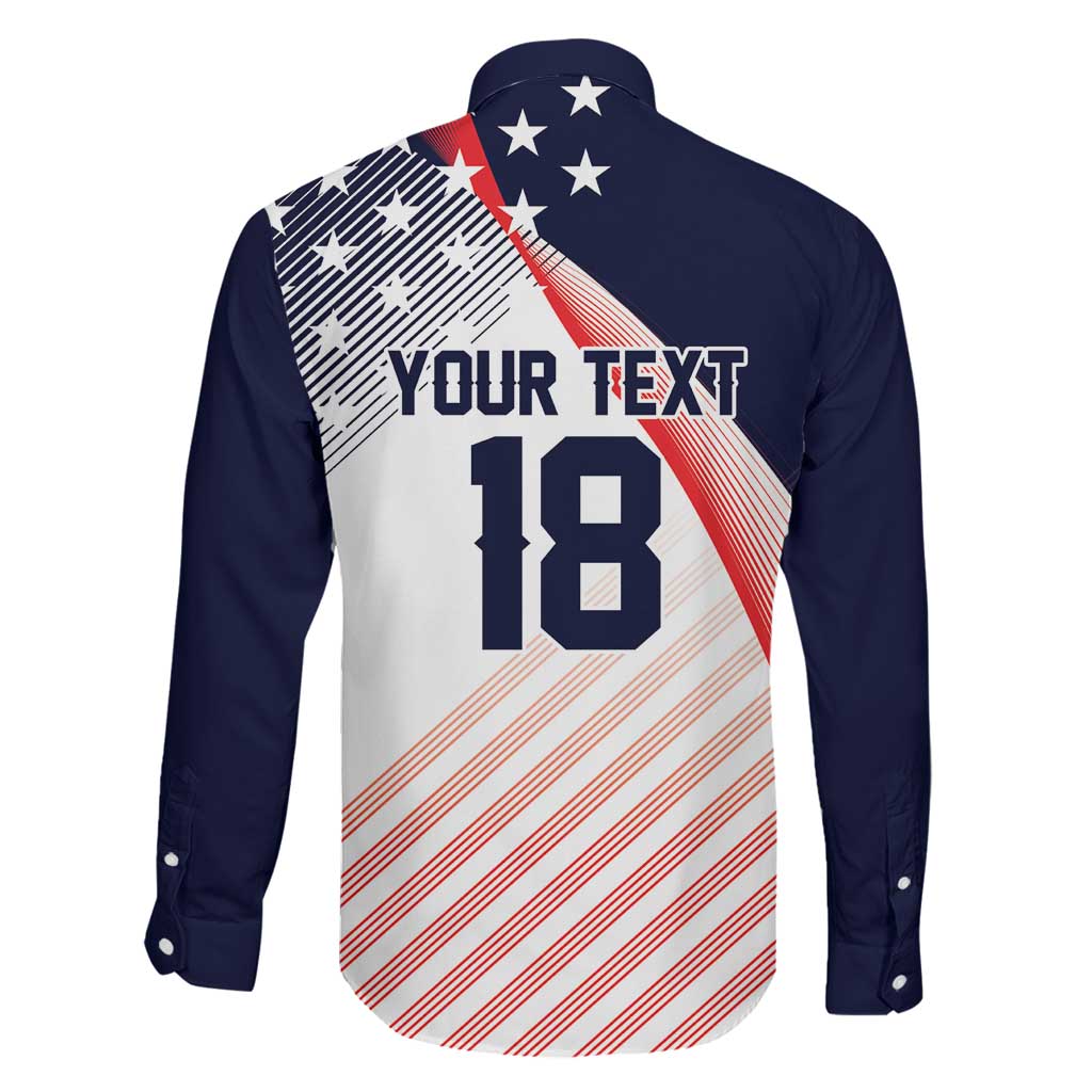 Custom USA Soccer Family Matching Long Sleeve Bodycon Dress and Hawaiian Shirt Play With Pride - Wonder Print Shop