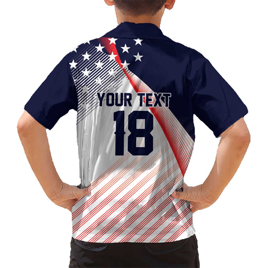 Custom USA Soccer Family Matching Summer Maxi Dress and Hawaiian Shirt Play With Pride - Wonder Print Shop