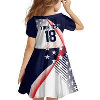 Custom USA Soccer Family Matching Summer Maxi Dress and Hawaiian Shirt Play With Pride - Wonder Print Shop