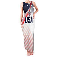 Custom USA Soccer Family Matching Tank Maxi Dress and Hawaiian Shirt Play With Pride - Wonder Print Shop