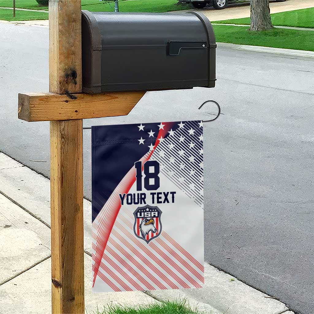 Custom USA Soccer Garden Flag Play With Pride - Wonder Print Shop