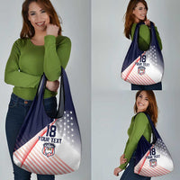 Custom USA Soccer Grocery Bag Play With Pride - Wonder Print Shop