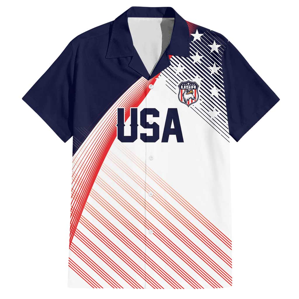 Custom USA Soccer Hawaiian Shirt Play With Pride - Wonder Print Shop