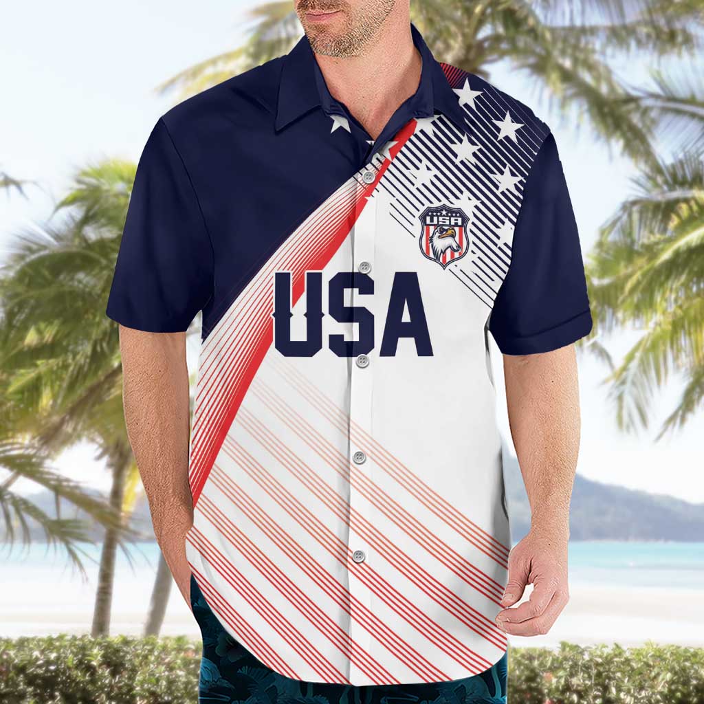 Custom USA Soccer Hawaiian Shirt Play With Pride - Wonder Print Shop