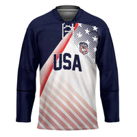 Custom USA Soccer Hockey Jersey Play With Pride - Wonder Print Shop