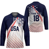Custom USA Soccer Hockey Jersey Play With Pride - Wonder Print Shop