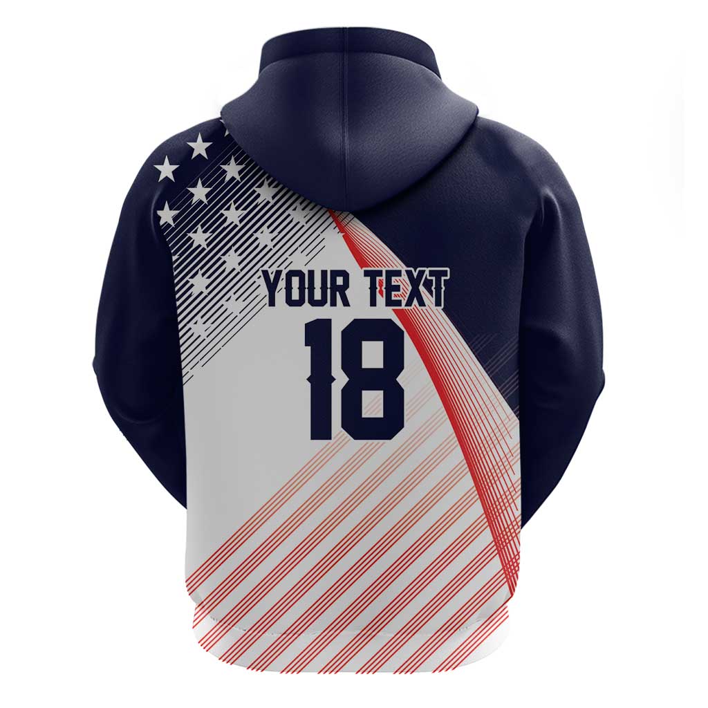 Custom USA Soccer Hoodie Play With Pride - Wonder Print Shop