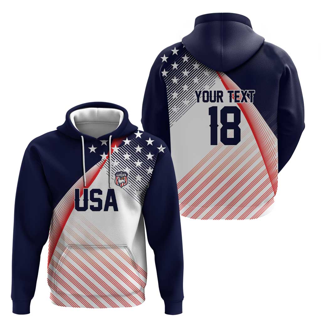 Custom USA Soccer Hoodie Play With Pride - Wonder Print Shop