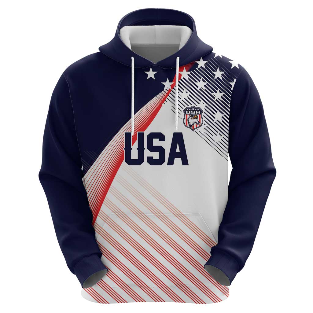 Custom USA Soccer Hoodie Play With Pride - Wonder Print Shop