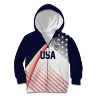 Custom USA Soccer Kid Hoodie Play With Pride - Wonder Print Shop